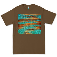 Cacao turquoise  leather and wooden pattern tumbler Premium Tee - Jasminsmagicworld