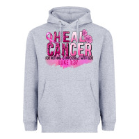 Heather Grey Heal Cancer for nothing is impossible Heavyweight Hoodie - FaDigitalArtStudio