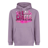 Lavender Heal Cancer for nothing is impossible Heavyweight Hoodie - FaDigitalArtStudio