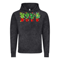 Vintage Black Christmas Cactuses Vintage Hoodie - MaliasSmallBusiness