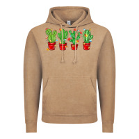Vintage Coffee Christmas Cactuses Vintage Hoodie - MaliasSmallBusiness