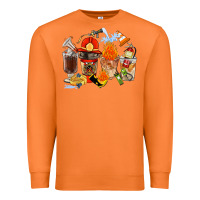 Carrot Firefighter Coffee Cups Premium Sweatshirt - FaDigitalArtStudio