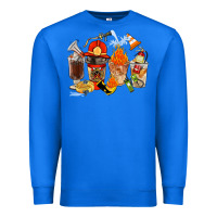 True Royal Firefighter Coffee Cups Premium Sweatshirt - FaDigitalArtStudio