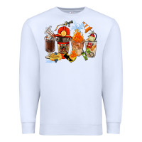 White Firefighter Coffee Cups Premium Sweatshirt - FaDigitalArtStudio