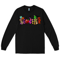 Black Halloween Teacher Long Sleeve Tee - RanaPortraitStore