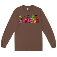Chestnut Halloween Teacher Long Sleeve Tee - RanaPortraitStore