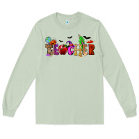 Matcha Halloween Teacher Long Sleeve Tee - RanaPortraitStore