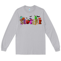 Moon Dust Halloween Teacher Long Sleeve Tee - RanaPortraitStore