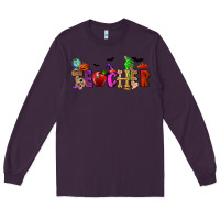 Plum Halloween Teacher Long Sleeve Tee - RanaPortraitStore