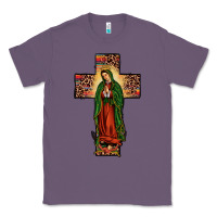 Lavender our lady of guadalupe cros Classic Tee - JahusDesignShop