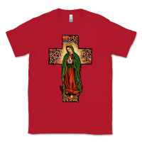 Red our lady of guadalupe cros Classic Tee - JahusDesignShop