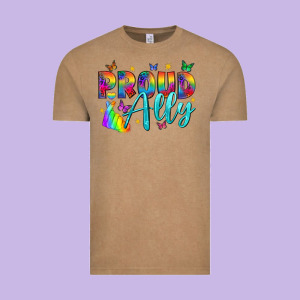 Western Proud Ally Vintage Tee Designed By Bundleandbundleshop