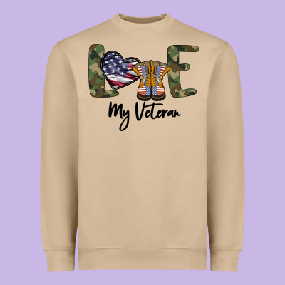 My Veteran Heavyweight Sweatshirt Designed By Bettercallsaul