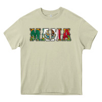 Mossy mexican flag mama Heavy Core Tee - Jasminsmagicworld
