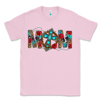Bubblegum Pink Western Mom With Cross Classic Tee - BundleAndBundleShop