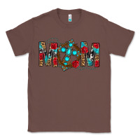 Chestnut Western Mom With Cross Classic Tee - BundleAndBundleShop