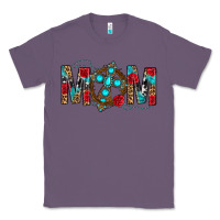 Lavender Western Mom With Cross Classic Tee - BundleAndBundleShop