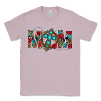 Lilac Western Mom With Cross Classic Tee - BundleAndBundleShop