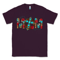 Plum Western Mom With Cross Classic Tee - BundleAndBundleShop