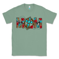 Sage Western Mom With Cross Classic Tee - BundleAndBundleShop