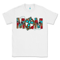 White Western Mom With Cross Classic Tee - BundleAndBundleShop