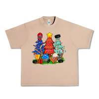 Burro Christmas With Ice Hockey Trees Urban Heavy Tee - BundleAndBundleShop