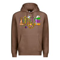 Chestnut love nurse mardi gras Premium Hoodie - OliviaCreatesArt