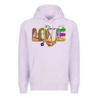 Lilac love nurse mardi gras Premium Hoodie - OliviaCreatesArt