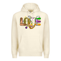 Sandshell love nurse mardi gras Premium Hoodie - OliviaCreatesArt
