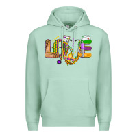 Seafoam love nurse mardi gras Premium Hoodie - OliviaCreatesArt
