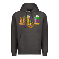 Smoke love nurse mardi gras Premium Hoodie - OliviaCreatesArt