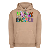 Pigment Burro Happy Easter Urban Hoodie - CowhideDigitalArt