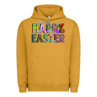 Pigment Peanut Butter Happy Easter Urban Hoodie - CowhideDigitalArt