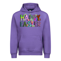 Tulip Happy Easter Urban Hoodie - CowhideDigitalArt