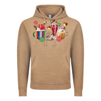 Vintage Coffee mexico dessert coffee cups Vintage Hoodie - MaliasSmallBusiness