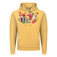 Vintage Mustard mexico dessert coffee cups Vintage Hoodie - MaliasSmallBusiness
