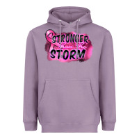 Lavender Stronger than the storm Heavyweight Hoodie - FaDigitalArtStudio
