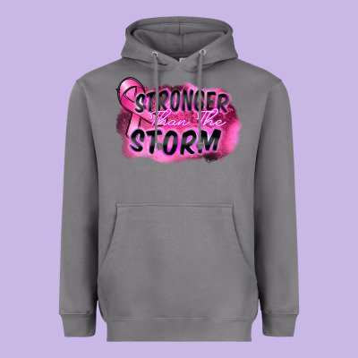 Stronger Than The Storm Heavyweight Hoodie Designed By Fadigitalartstudio