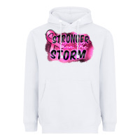 White Stronger than the storm Heavyweight Hoodie - FaDigitalArtStudio