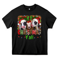 Black it's christmas y'all heifers Heavy Core Tee - Jasminsmagicworld