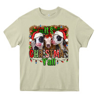 Mossy it's christmas y'all heifers Heavy Core Tee - Jasminsmagicworld