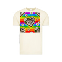Vintage Arctic Pride LGBTQ+ Cowhide Hearts And Daisy Patterns Vintage Tee - BundleAndBundleShop