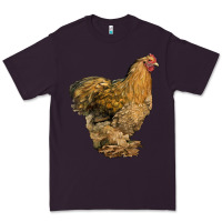 Plum Cochin Chicken Premium Tee - LillyAllenDesigns