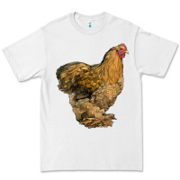 White Cochin Chicken Premium Tee - LillyAllenDesigns