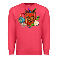 Cardinal teacher crayons coffee mug Premium Sweatshirt - FaDigitalArtStudio