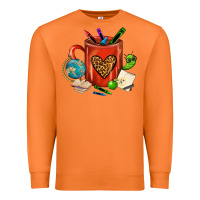 Carrot teacher crayons coffee mug Premium Sweatshirt - FaDigitalArtStudio