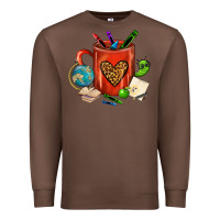 Chestnut teacher crayons coffee mug Premium Sweatshirt - FaDigitalArtStudio