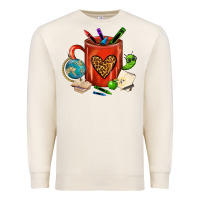 Sandshell teacher crayons coffee mug Premium Sweatshirt - FaDigitalArtStudio