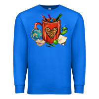 True Royal teacher crayons coffee mug Premium Sweatshirt - FaDigitalArtStudio
