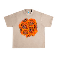 French Oak Thanksgiving Turkey With Tartan Patch Urban Heavy Tee - BundleAndBundleShop